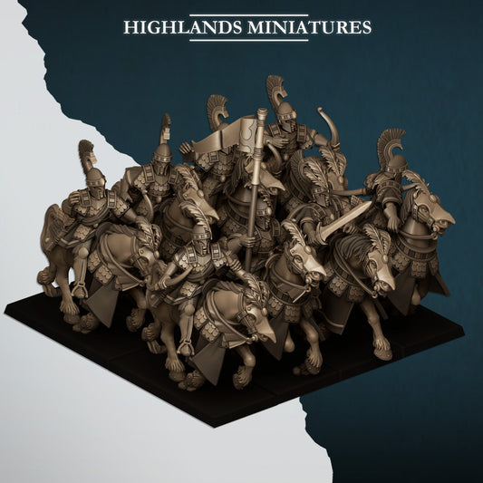 Aegean Elves Sea Hippeis | Highlands Miniatures 28/32mm Fantasy Wargaming Miniatures Role Playing Miniatures