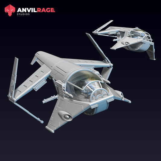 Rangers AFT Dropship | Anvilrage Galactic SciFi Miniatures 32mm 1/47 Legion Scale Role Playing Miniatures