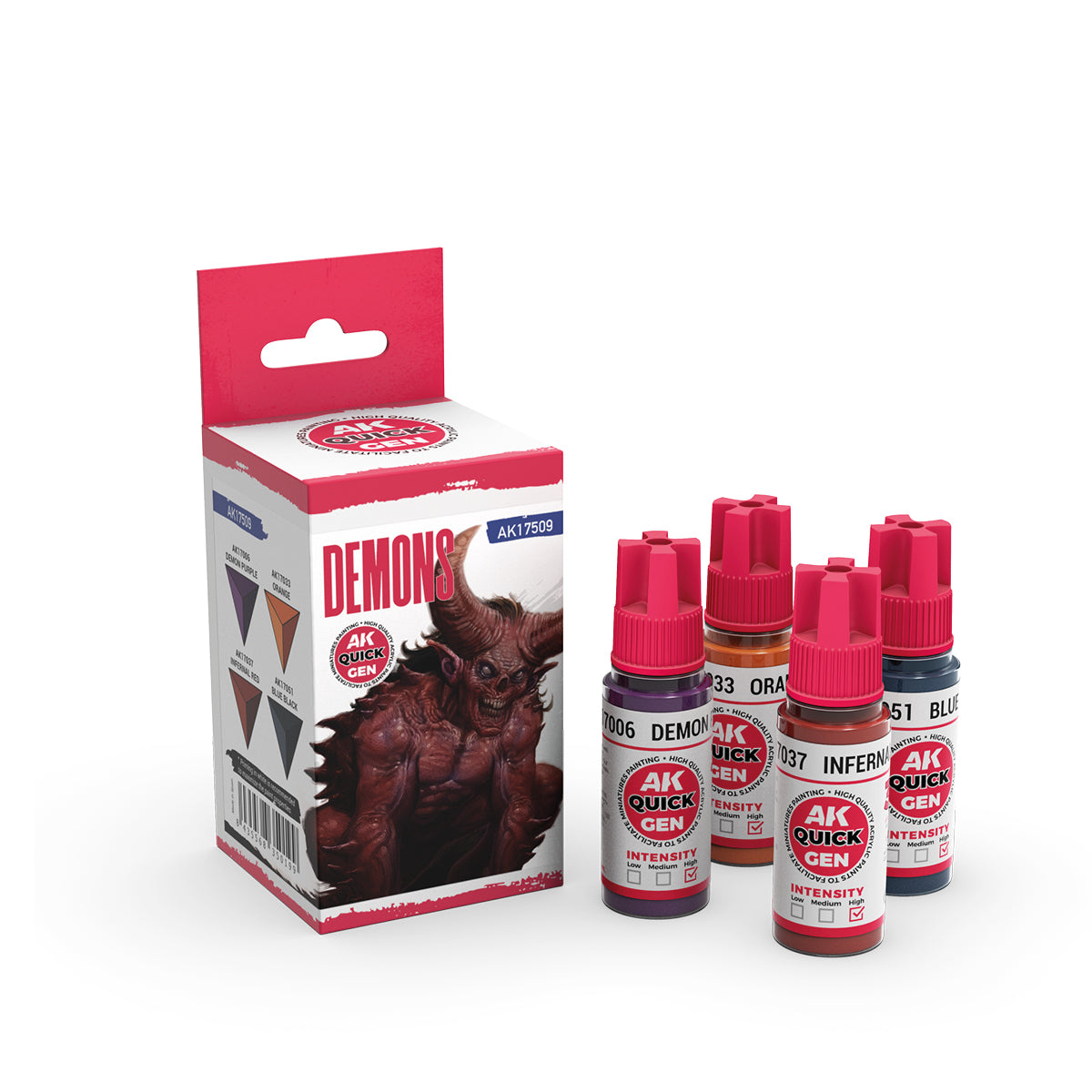 AK-Interactive: Quick Gen Paints: Demons (Quick Gen Set)