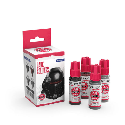 AK-Interactive: Quick Gen Paints: Dark Soldiers (Quick Gen Set)