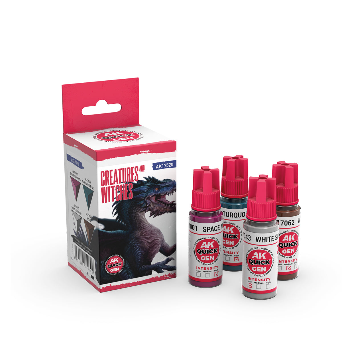AK-Interactive: Quick Gen Paints: Creatures And Witches (Quick Gen Set)