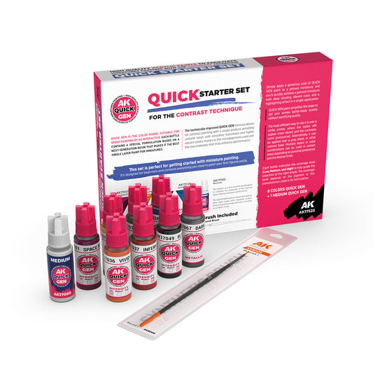 AK-Interactive: Quick Gen Paints: Quick Starter (Quick Gen Set)