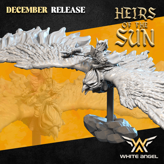 High Elf Phoenix Lord | White Angel 28/32mm Fantasy Wargaming Miniatures