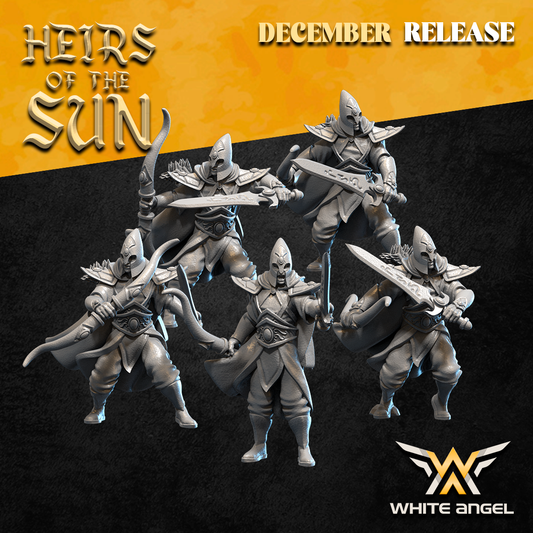 High Elf Stealth Warriors | White Angel 28/32mm Fantasy Wargaming Miniatures
