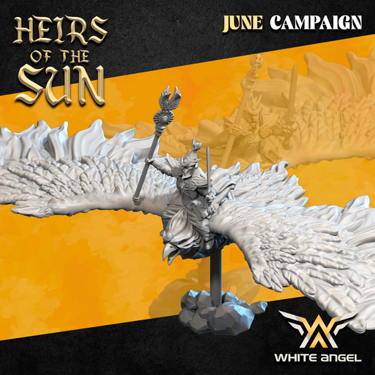 High Elf Fire Phoenix Archmage | White Angel 28/32mm Fantasy Wargaming Miniatures