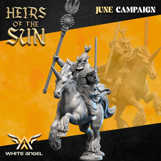 High Elf Unicorn Archmage | White Angel 28/32mm Fantasy Wargaming Miniatures