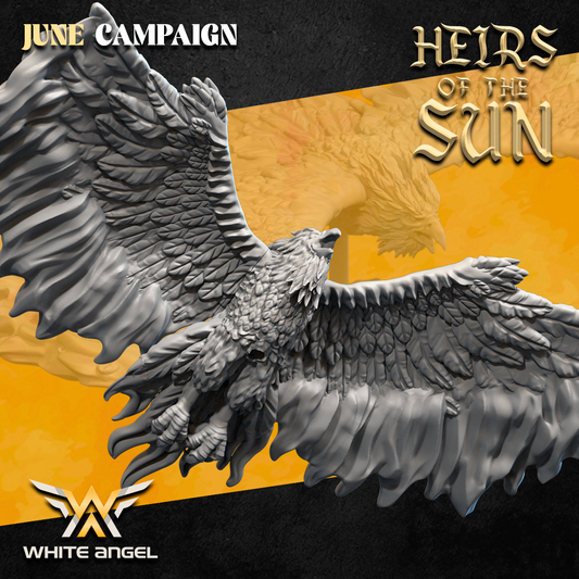 High Elf Fire Phoenix | White Angel 28/32mm Fantasy Wargaming Miniatures
