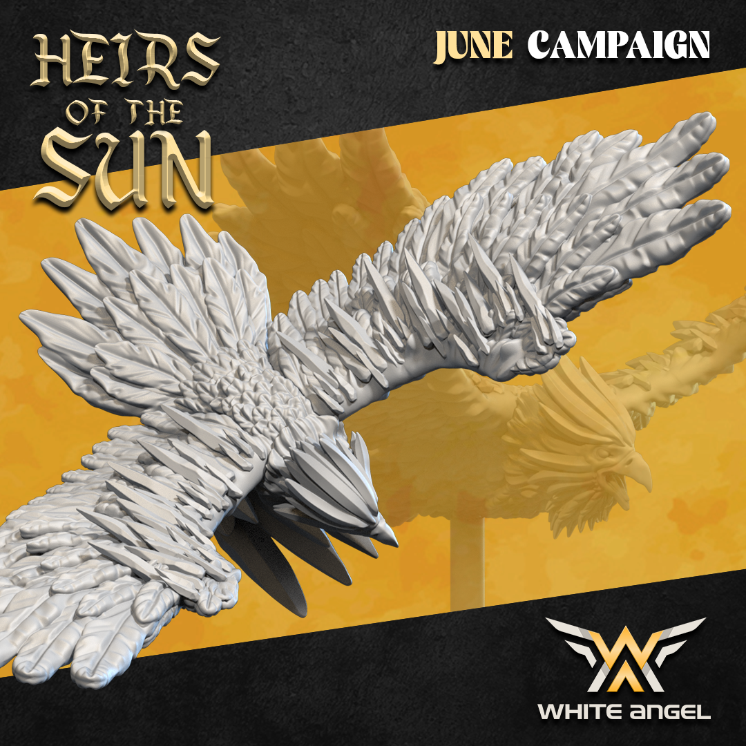 High Elf Frost Phoenix | White Angel 28/32mm Fantasy Wargaming Miniatures