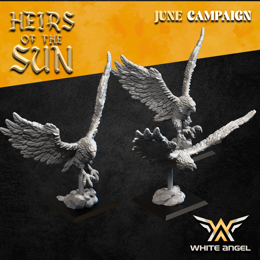 High Elf Great Eagles | White Angel 28/32mm Fantasy Wargaming Miniatures Role Playing Miniatures