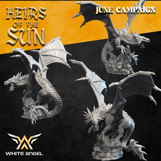 High Elf High Dragon 2 | White Angel 28/32mm Fantasy Wargaming Miniatures Role Playing Miniatures