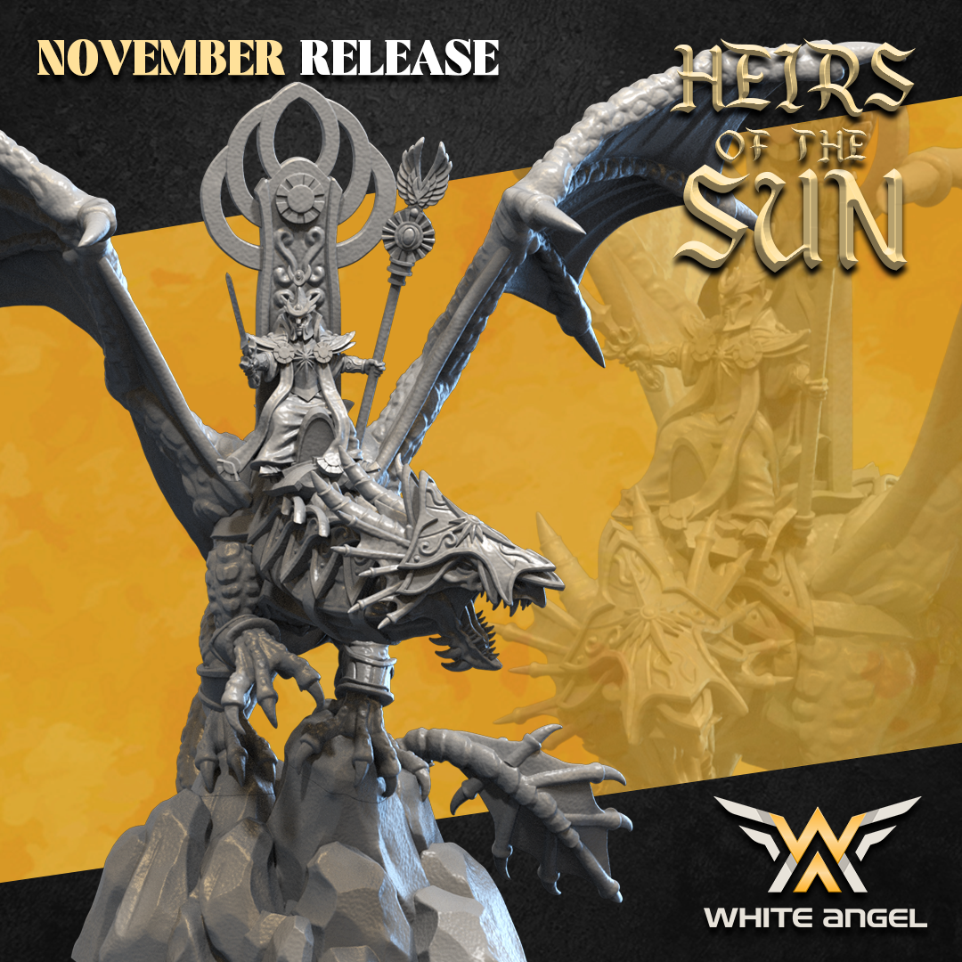 High Elf Dragon Archmage | White Angel 28/32mm Fantasy Wargaming Miniatures Role Playing Miniatures