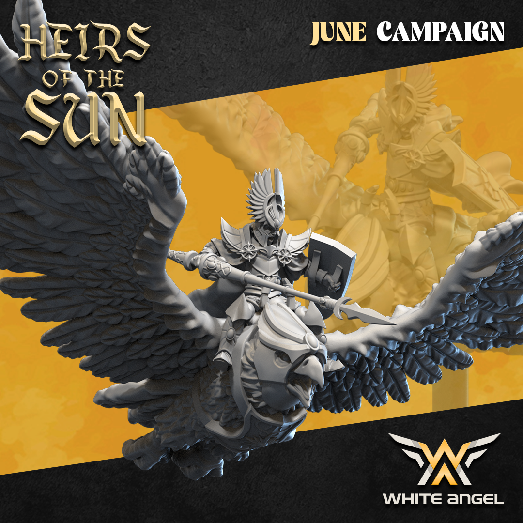 High Elf Great Eagle Prince | White Angel 28/32mm Fantasy Wargaming Miniatures