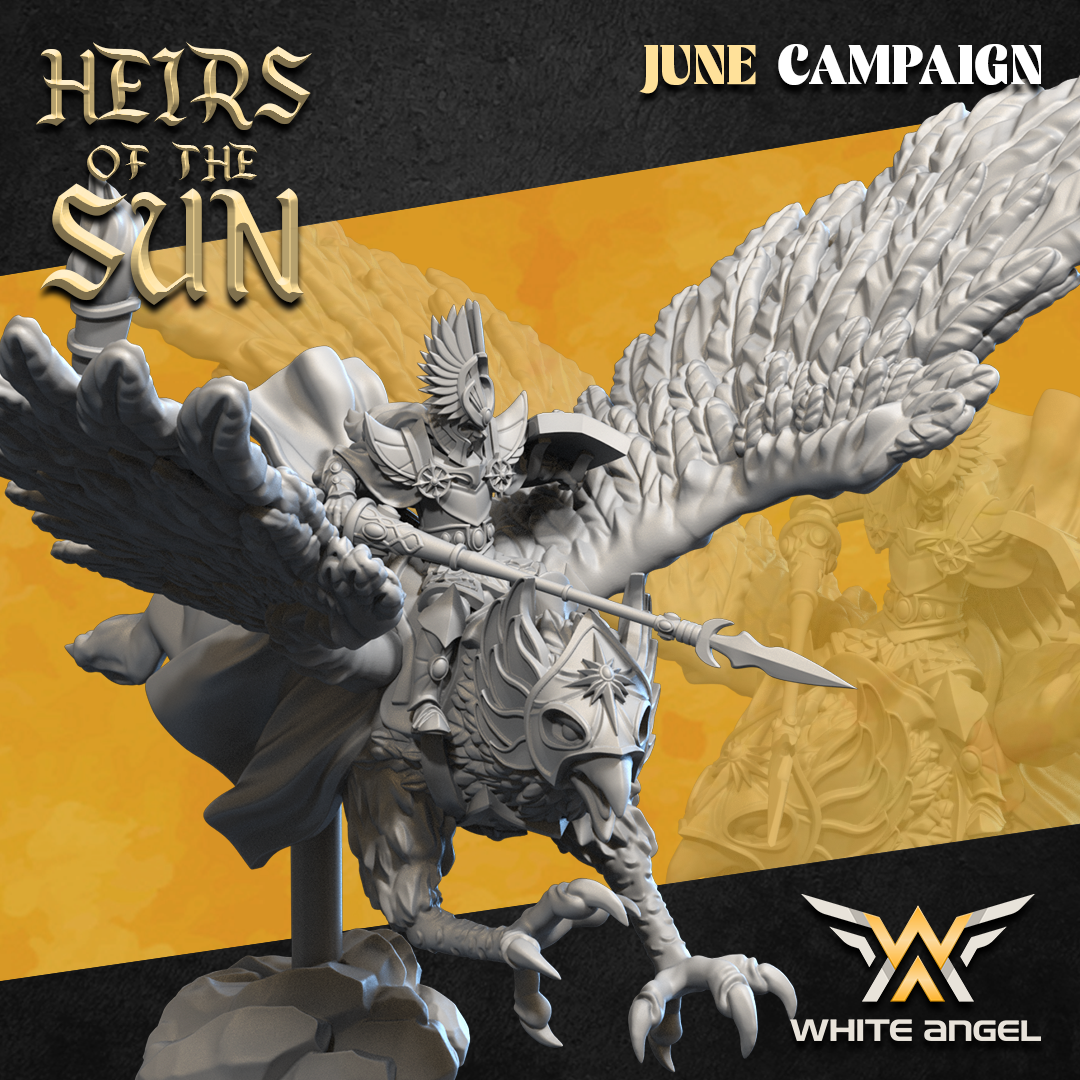 High Elf Griffin Prince | White Angel 28/32mm Fantasy Wargaming Miniatures