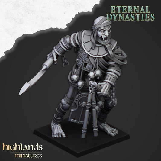 Eternal Dynasties Skeletal Colossi | Highlands Miniatures 28/32mm Fantasy Wargaming Miniatures Role Playing Miniatures