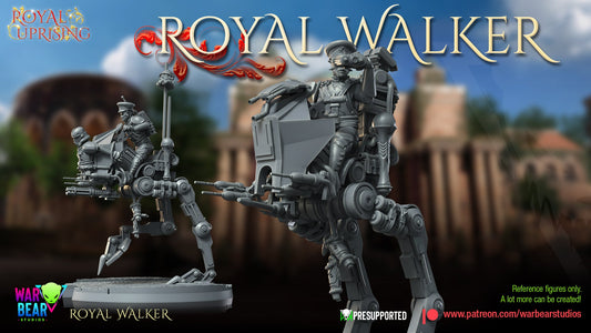 Royal Uprising Royal Scout Walker | Warbear Studios 28mm SciFi Wargaming Miniatures Role Playing Miniatures