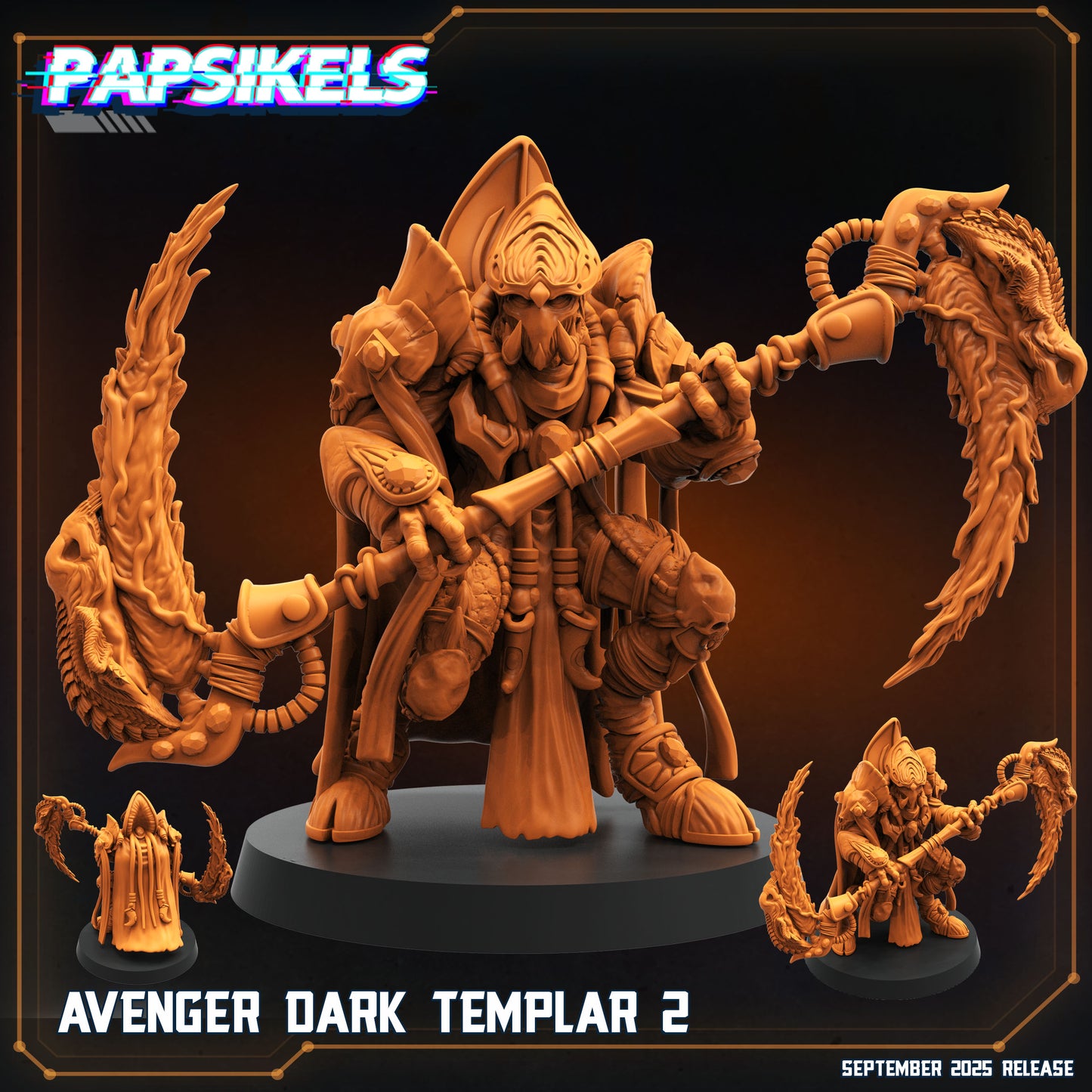 Sapients Avenger Templar | Papsikels 32mm Sci Fi Miniatures