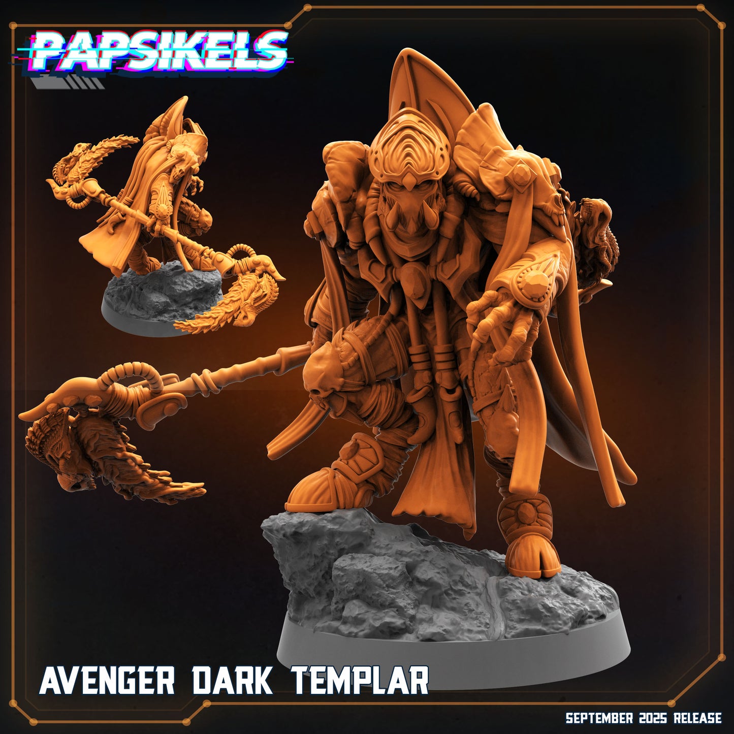 Sapients Avenger Templar | Papsikels 32mm Sci Fi Miniatures