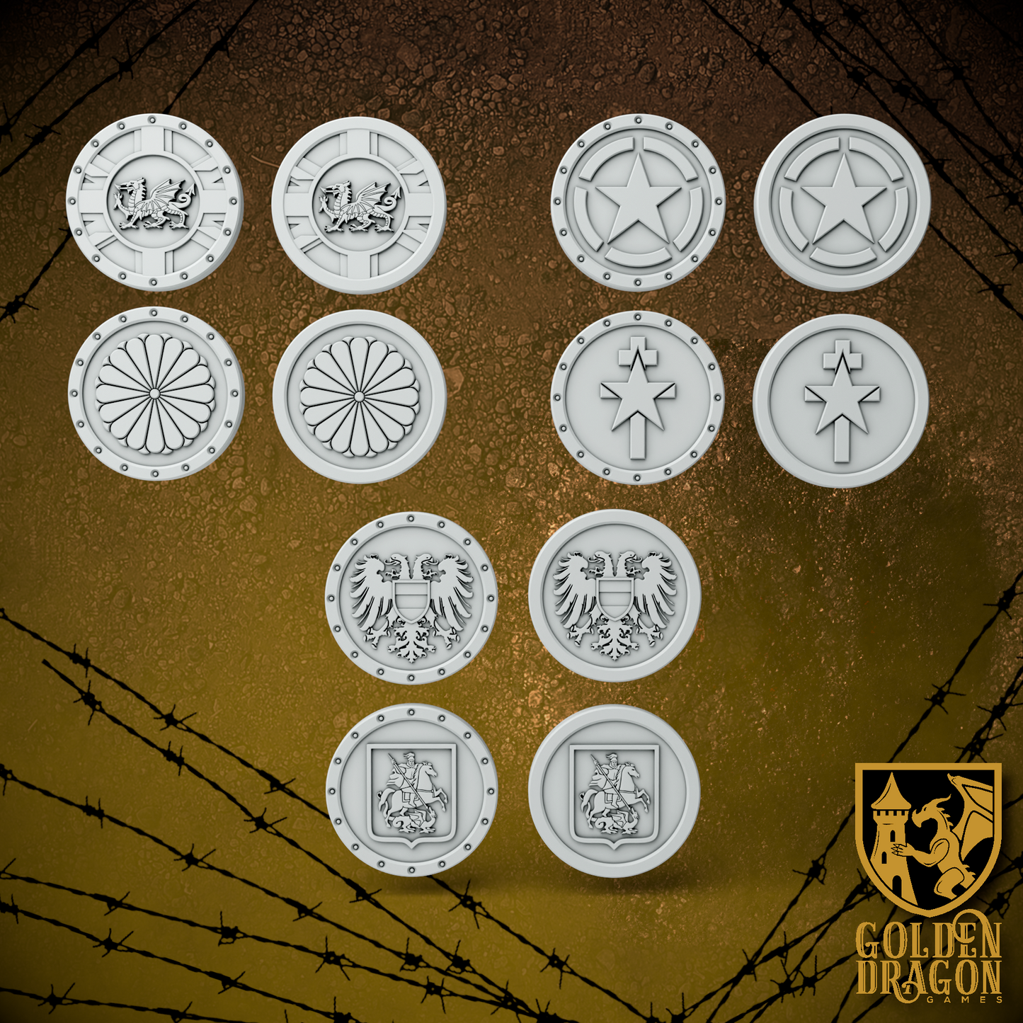 Officers Equipment - Play Aids | Golden Dragon Games Weird WW2