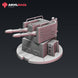 Empire Emplaced AT Turret | Anvilrage Galactic SciFi Miniatures 32mm 1/47 Legion Scale