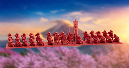 Nippon Army Bundle | OzWGxKyoushuneko 10mm Fantasy Wargaming Miniatures Role Playing Miniatures