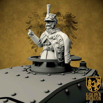 Holy Roman Empire Baron Lajos Dolman de Szolnok | Golden Dragon Games Weird WW2 Role Playing Miniatures