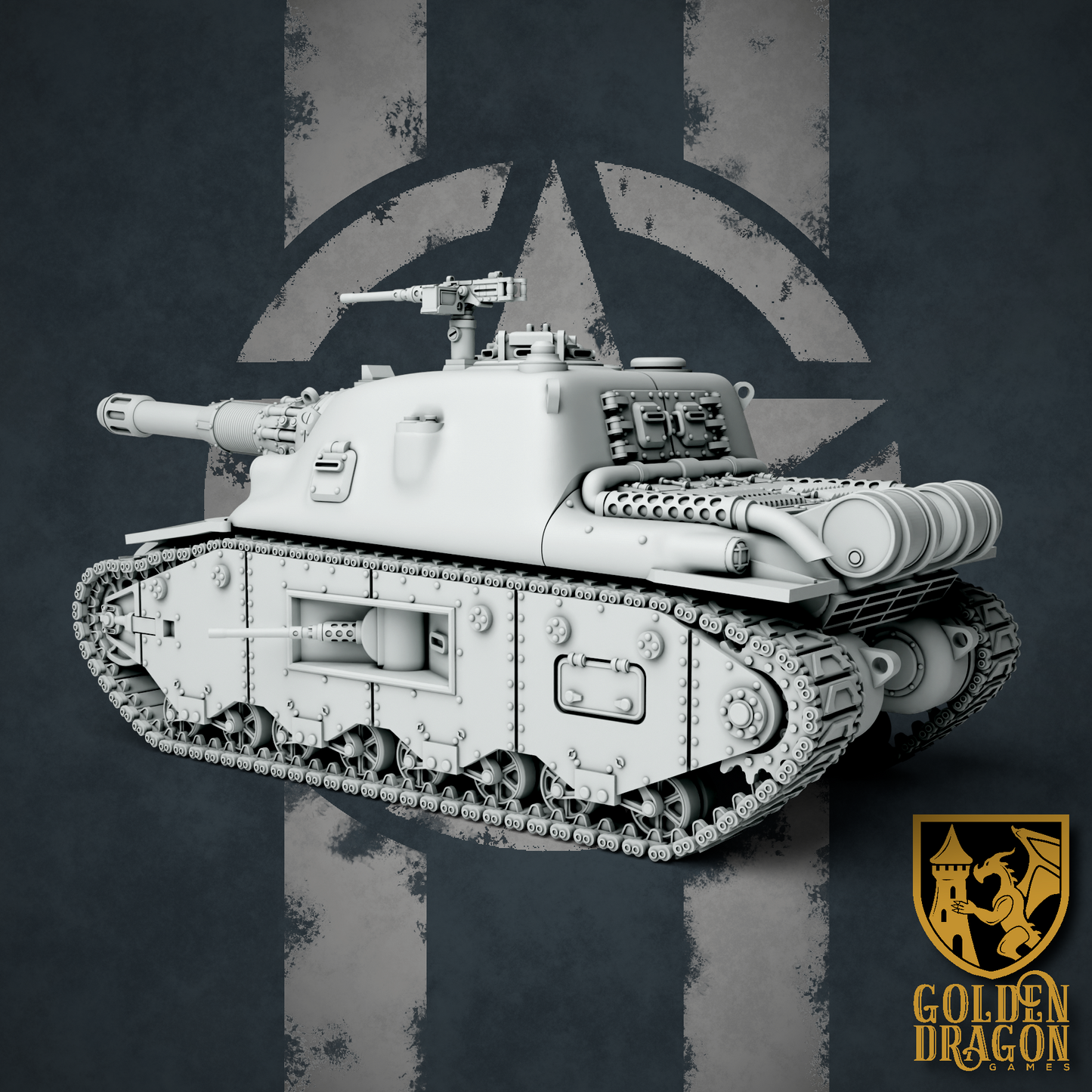 United States of America M54 Bruin Heavy Tank Destroyer | Golden Dragon Games Weird WW2 Role Playing Miniatures