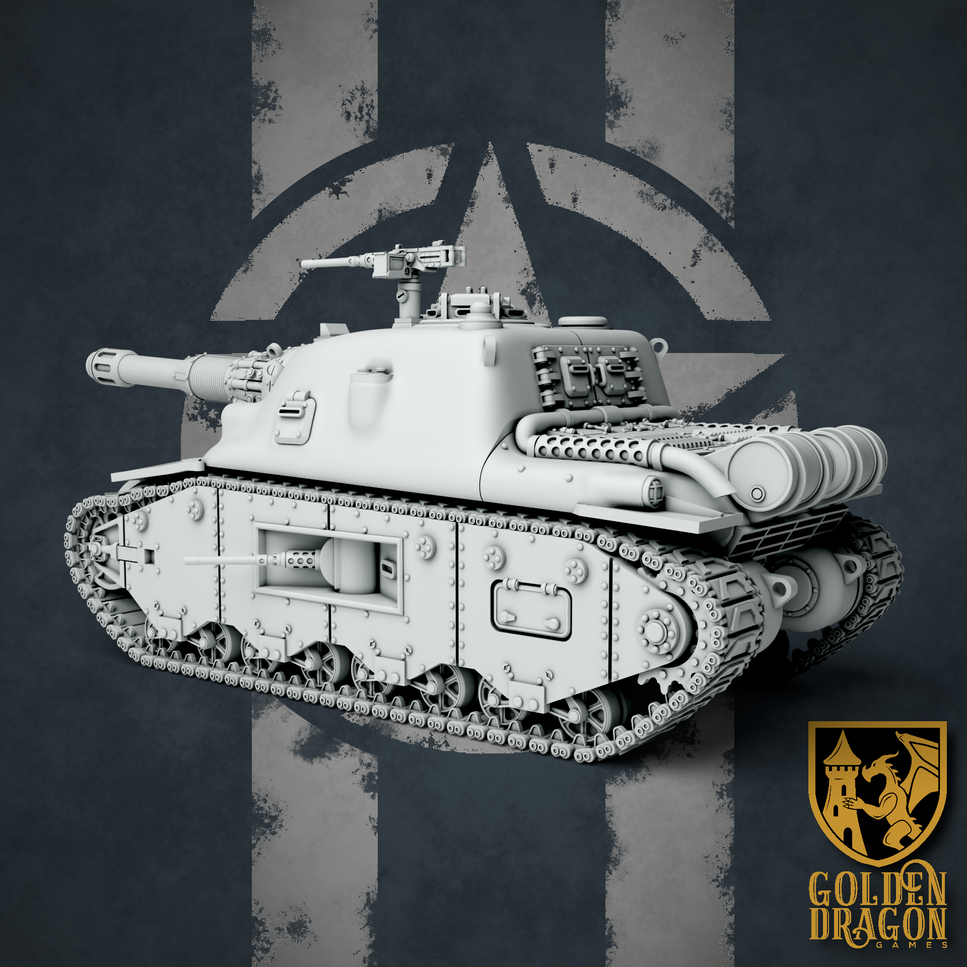 United States of America M54 Bruin Heavy Tank Destroyer | Golden Dragon Games Weird WW2 Role Playing Miniatures
