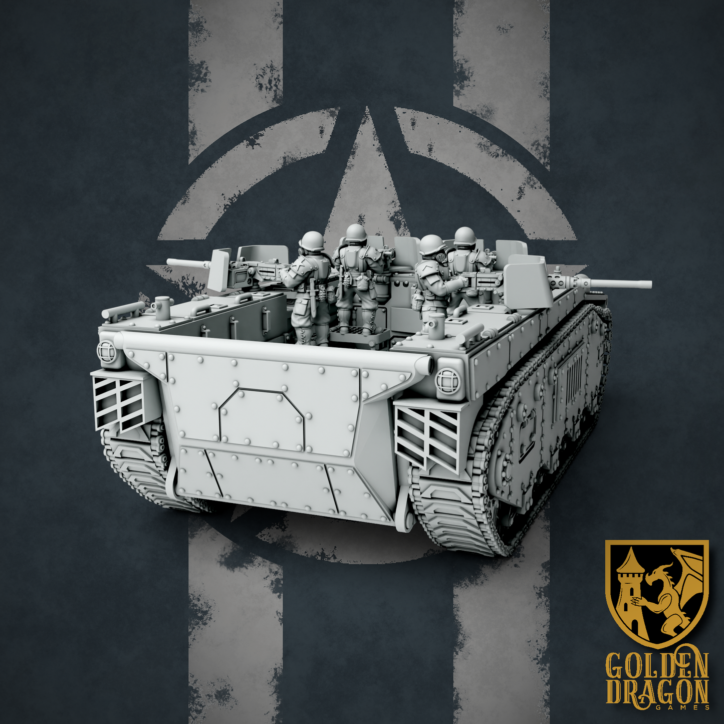 United States of America M39 Buffalo Landing Vehicle | Golden Dragon Games Weird WW2 Role Playing Miniatures