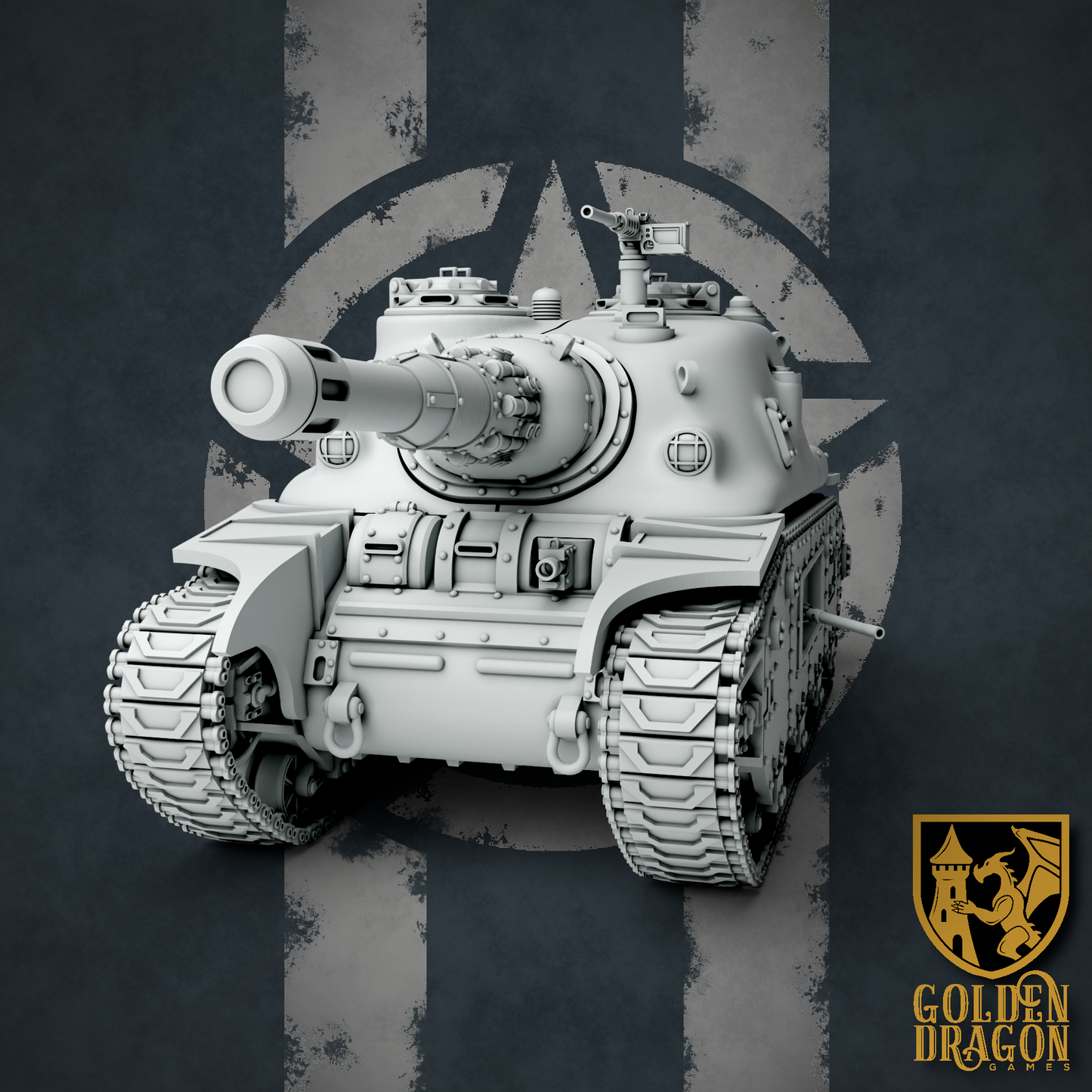 United States of America M54 Bruin Heavy Tank Destroyer | Golden Dragon Games Weird WW2 Role Playing Miniatures