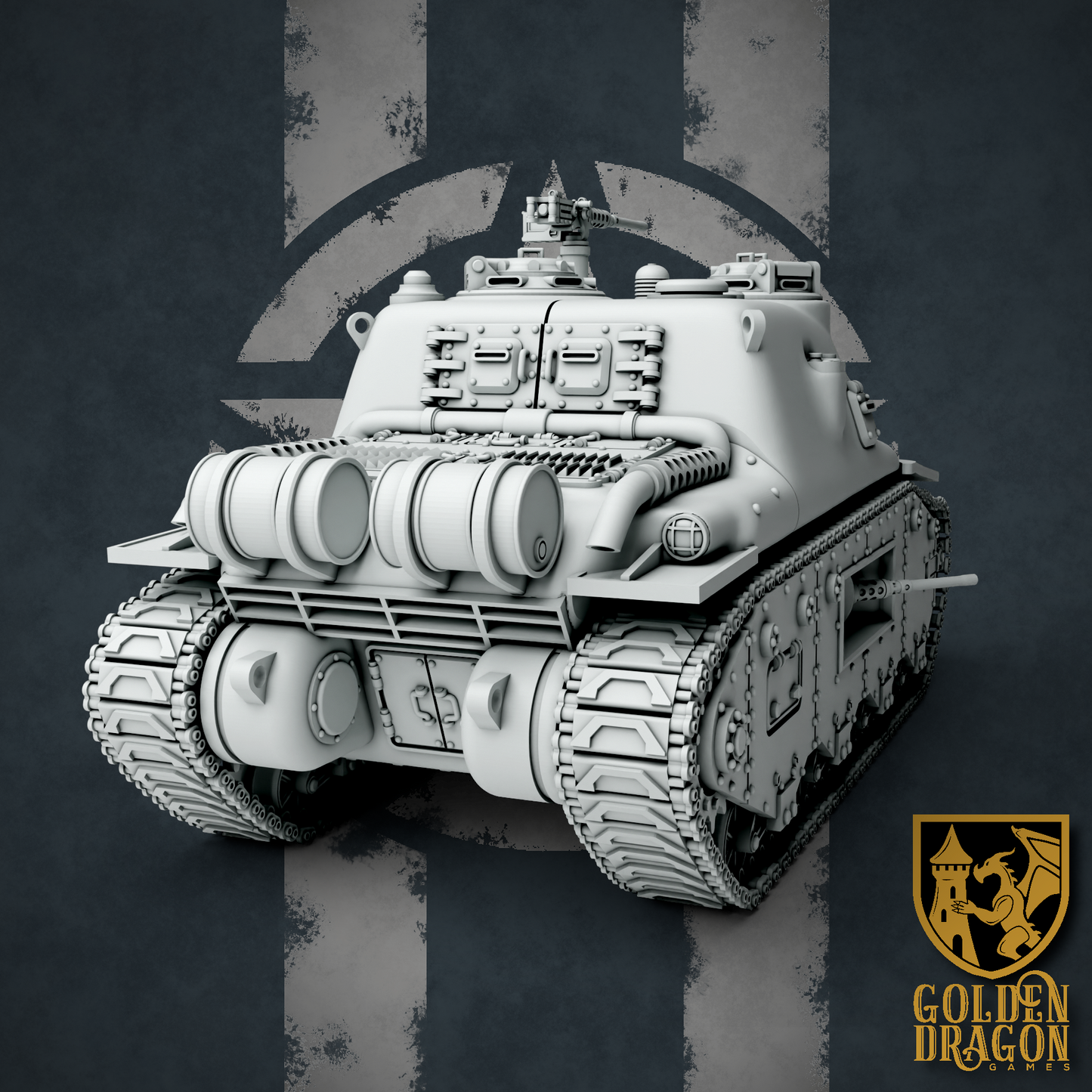 United States of America M54 Bruin Heavy Tank Destroyer | Golden Dragon Games Weird WW2 Role Playing Miniatures