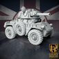 British Empire Armored Car Mk. II ’Bedivere’ | Golden Dragon Games Weird WW2 Role Playing Miniatures
