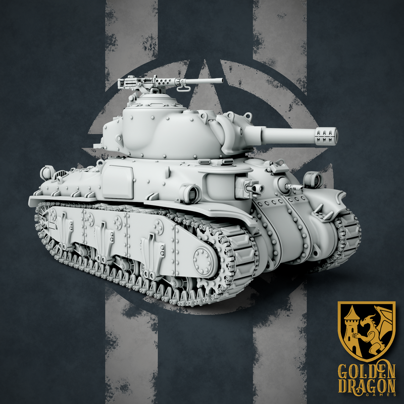 United States of America M42A1 Blackbear Medium Tank | Golden Dragon Games Weird WW2