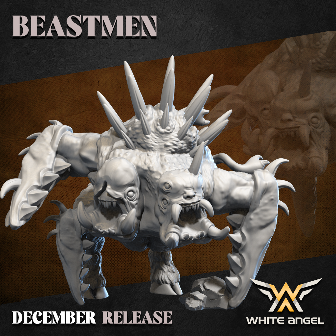 Beastmen Demon Thing | White Angel 28/32mm Fantasy Wargaming Miniatures