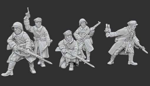 Polish People’s Army Riflemen | Propylene Foliescu 28mm WW2 Wargaming Miniatures Role Playing Miniatures