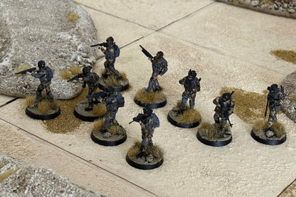 INX Incountry Blackshell Force |  Echo Dark Studios Modern Military Wargaming Miniatures