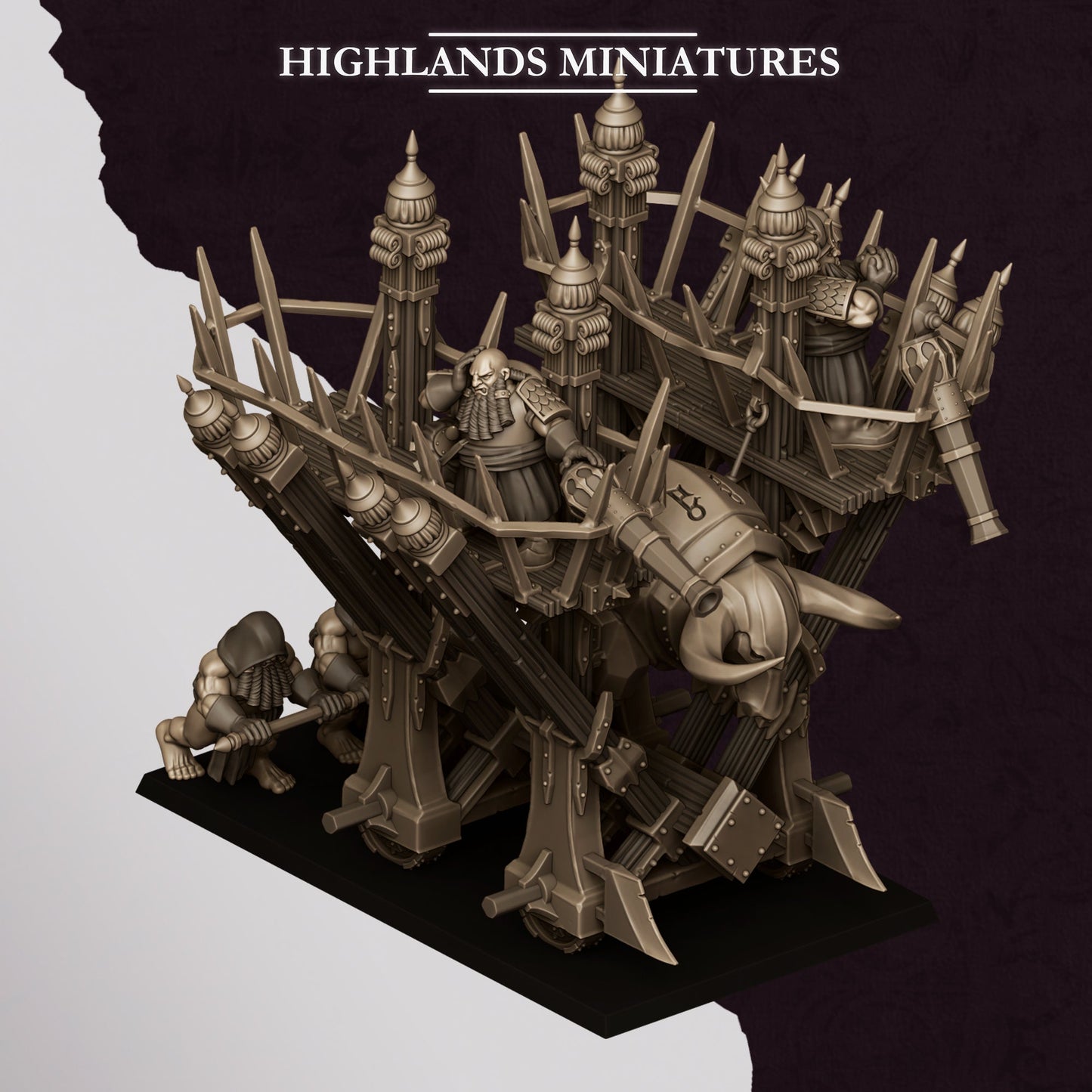 Sons of Marduk Flaming Icon | Highlands Miniatures 28/32mm Fantasy Wargaming Miniatures Role Playing Miniatures