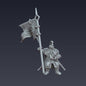 Iron Blooded Dwarf Heroic Banner| 25mm Fantasy Wargaming Miniatures