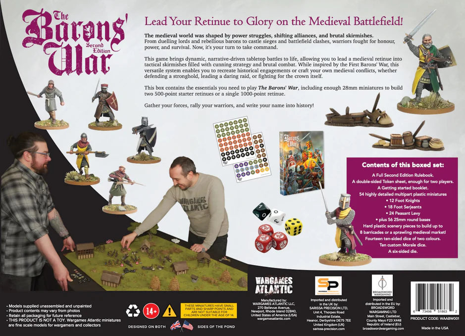 Barons' War Second Edition Starter Set - RESTOCK PREORDER