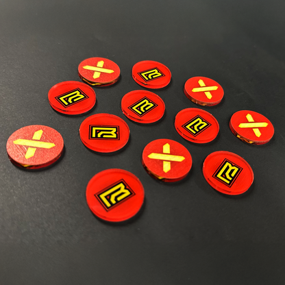 Faction Control Tokens - Blkout
