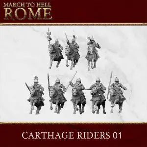 Carthaginian Cavalry | 3DBreed 15mm Wargaming Miniatures Role Playing Miniatures