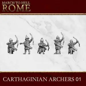Carthaginian Archers | 3DBreed 15mm Wargaming Miniatures Role Playing Miniatures