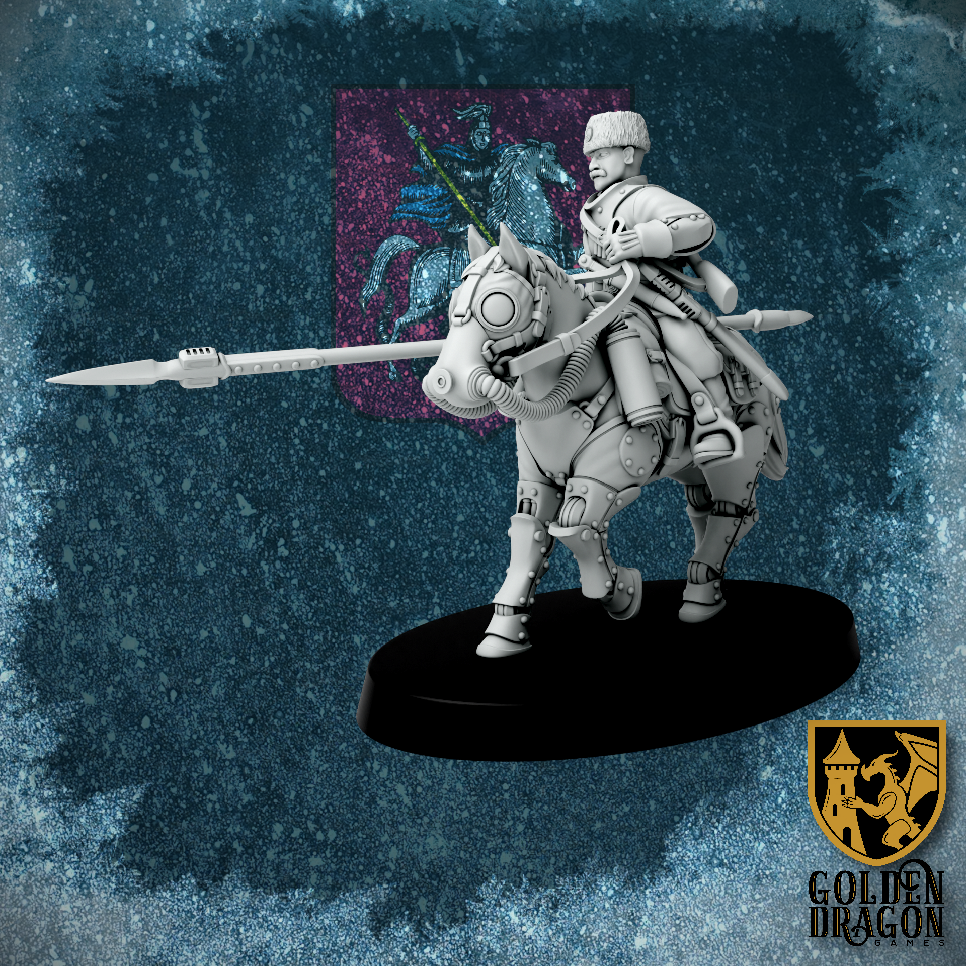 Russian Empire Cossack Cavalry | Golden Dragon Games Weird WW2 Role Playing Miniatures