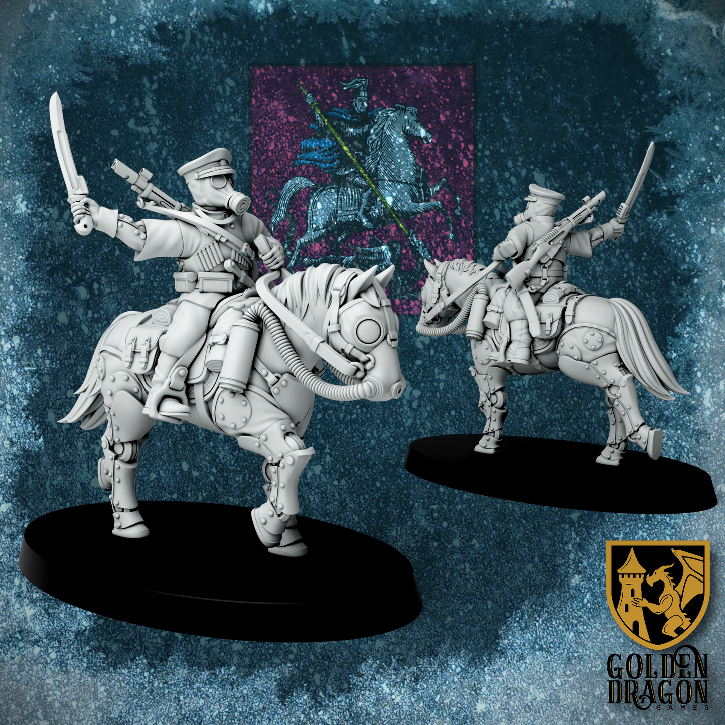 Russian Empire Cossack Cavalry | Golden Dragon Games Weird WW2 Role Playing Miniatures
