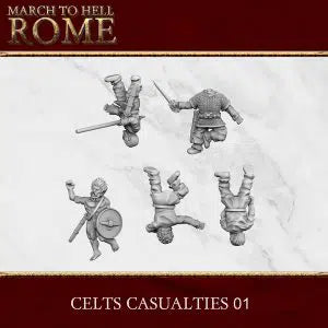 Celtic Casualties | 3DBreed 15mm Wargaming Miniatures Role Playing Miniatures