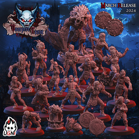 Vampires Fantasy Football Team | Ugni Miniatures Role Playing Miniatures