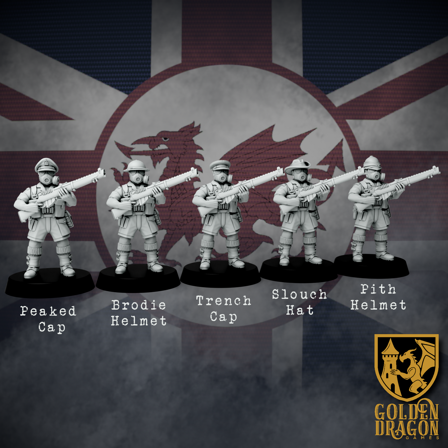 British Empire Colonial Rifles | Golden Dragon Games Weird WW2