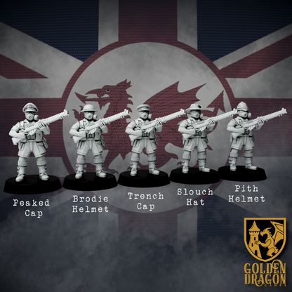 British Empire Colonial Rifles | Golden Dragon Games Weird WW2