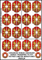 Caesarian Roman shield designs 4 PRECUT - Victrix