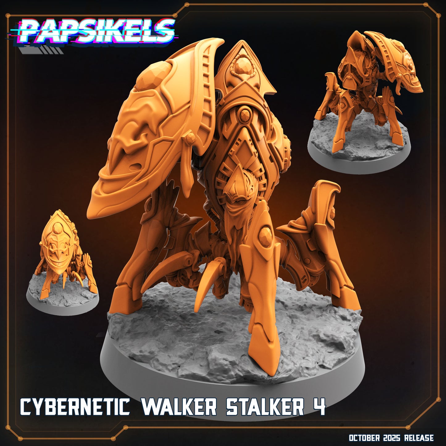 Sapients Walker Stalkers | Papsikels 32mm Sci Fi Miniatures