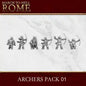 Celtic Archers | 3DBreed 15mm Wargaming Miniatures Role Playing Miniatures